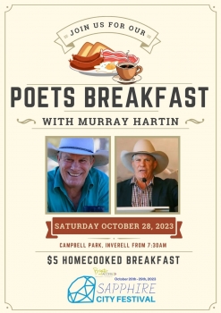 Poets Breakfast from 7:30am 