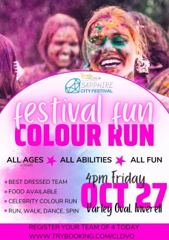 Festival Fun Colour Run - 27th October Varley Oval