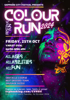 Festival Fun Colour Run - 25th October Varley Oval