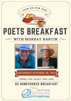 Poets Breakfast from 7:30am 